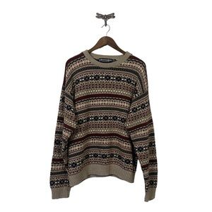 Vintage Scottish Isle Sweater Men's Size XL